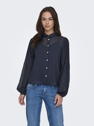 ONLY Blouse 'STAR' in Blue: front