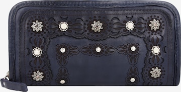 Campomaggi Wallet in Blue: front