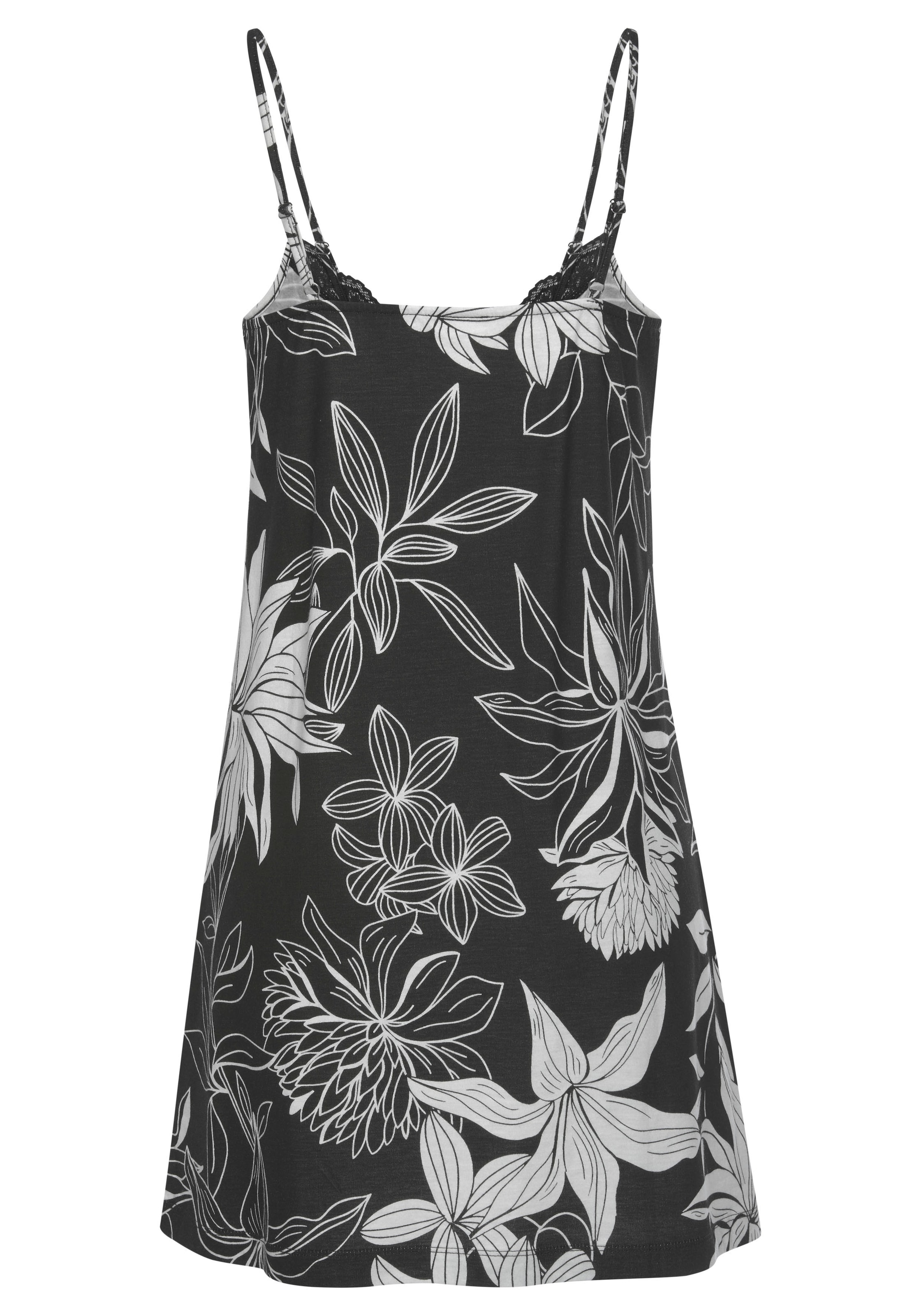 LASCANA Negligee in Black