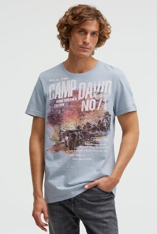 CAMP DAVID Футболка в Синий: спереди