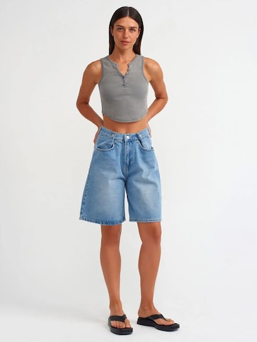 Dilvin Blouse in Grey