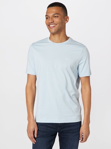 BOSS Black T-Shirt 'Thompson 01' in Blau: predná strana