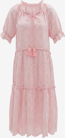 Robe Usha en rose : devant