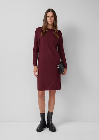 s.Oliver Gebreide jurk in Rood