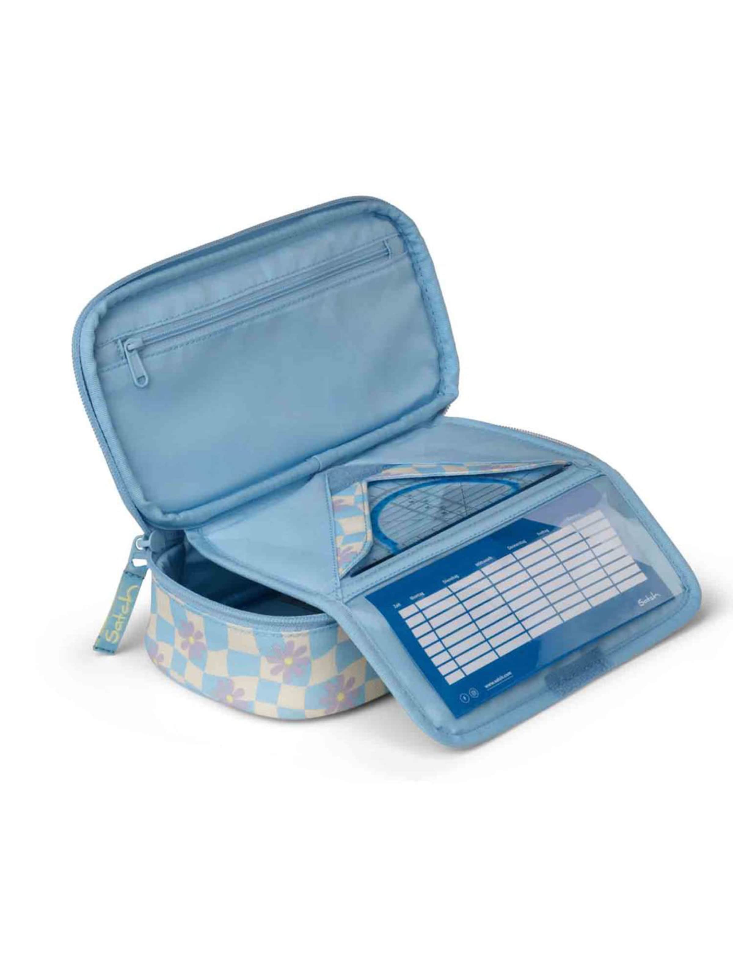 Satch Backpack 'Pack Schulrucksack Set 3tlg' in Blue