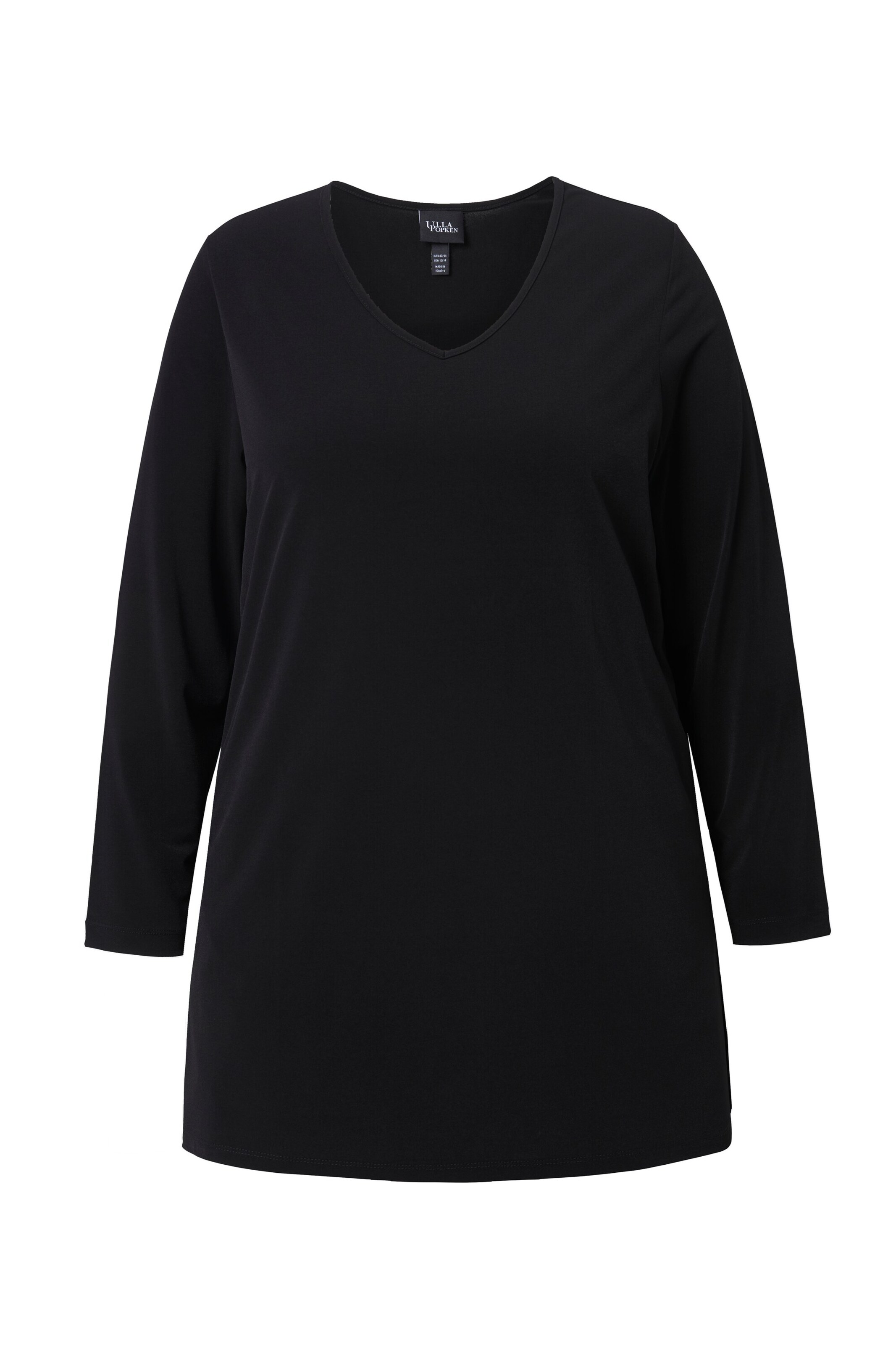 Ulla Popken Shirt in Black: front