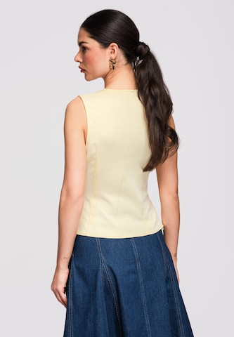 Ombre Blouse in Geel