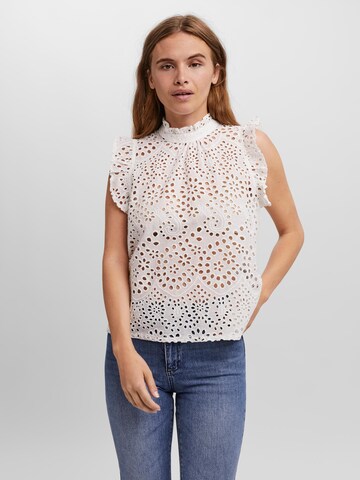 VERO MODA Bluse 'Rola' i hvit: forside