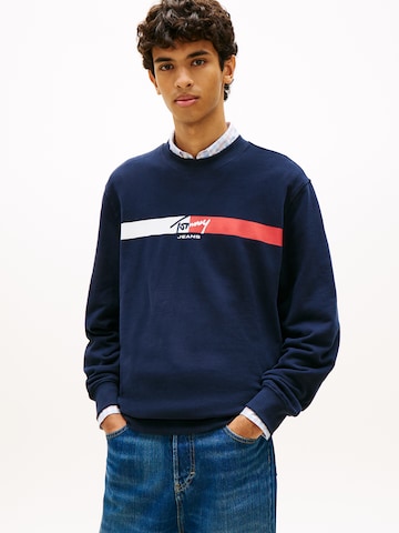 Tommy Jeans Sweatshirt in Blau: Vorderseite