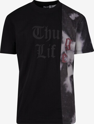 Thug Life Shirt 'Underground' in Black: front