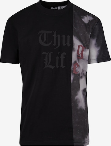 Thug Life Shirt 'Underground' in Zwart: voorkant