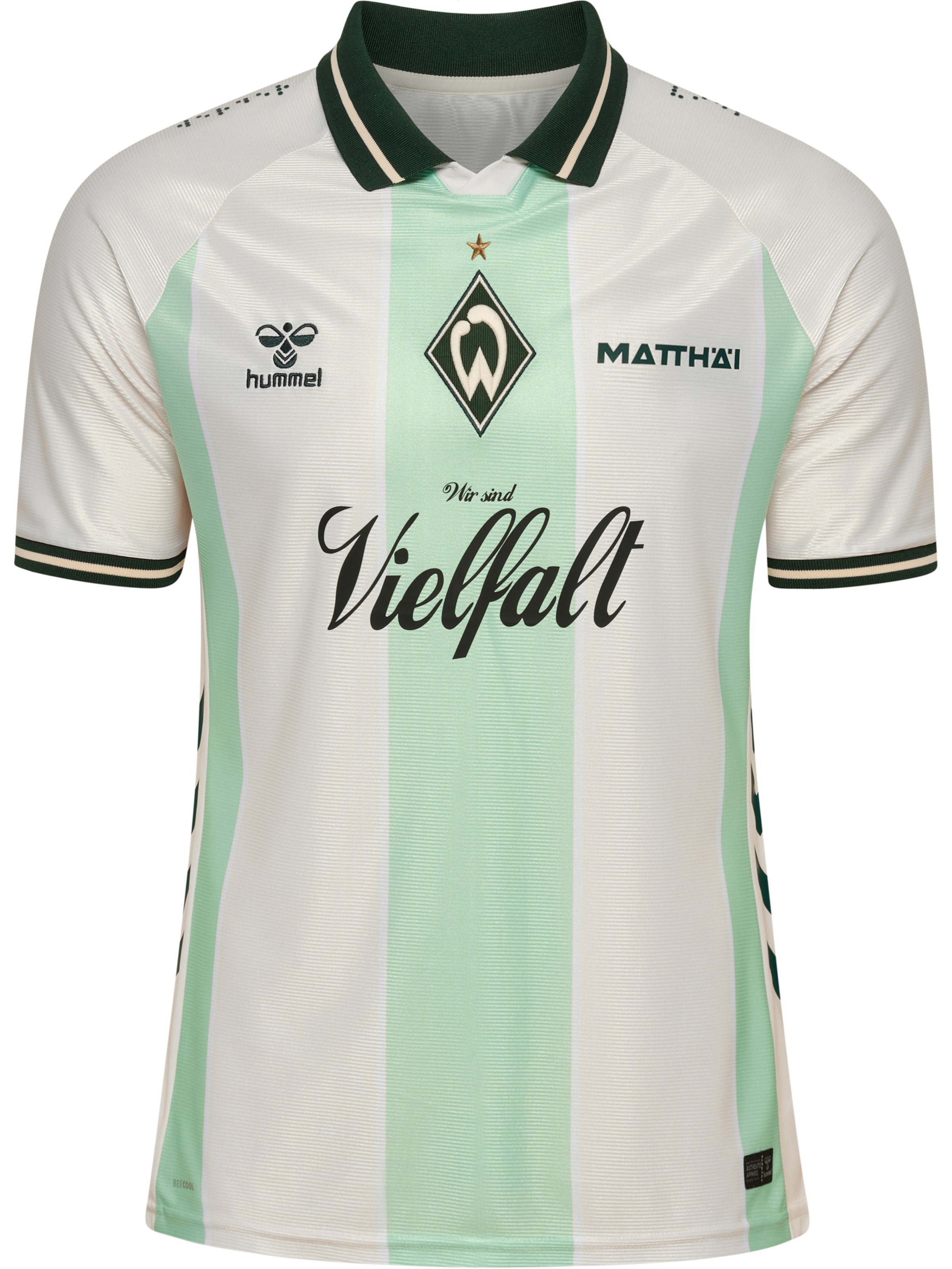 Hummel Functioneel shirt in Wit: voorkant