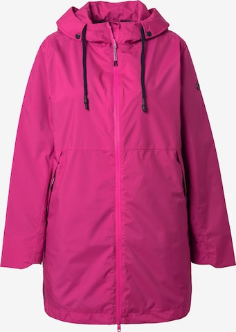Ulla Popken Functionele jas in Roze: voorkant