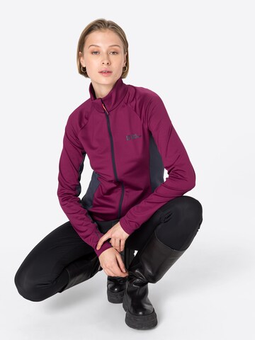 JACK WOLFSKIN Sportovní mikina – fialová