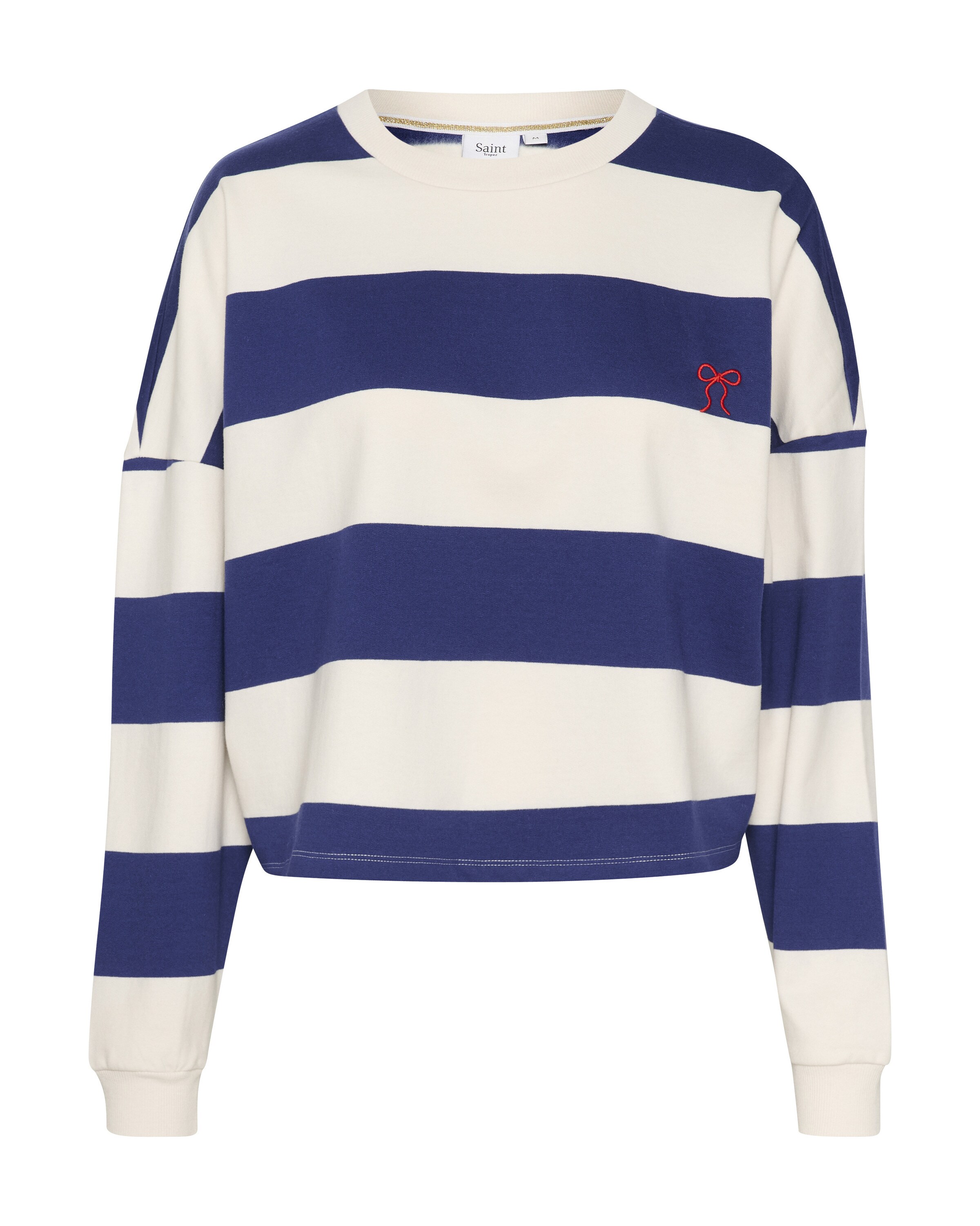 SAINT TROPEZ Sweatshirt in Blauw: voorkant