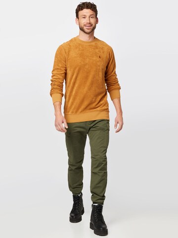 recolution Sweatshirt 'RAMSONS'  (GOTS) in Braun