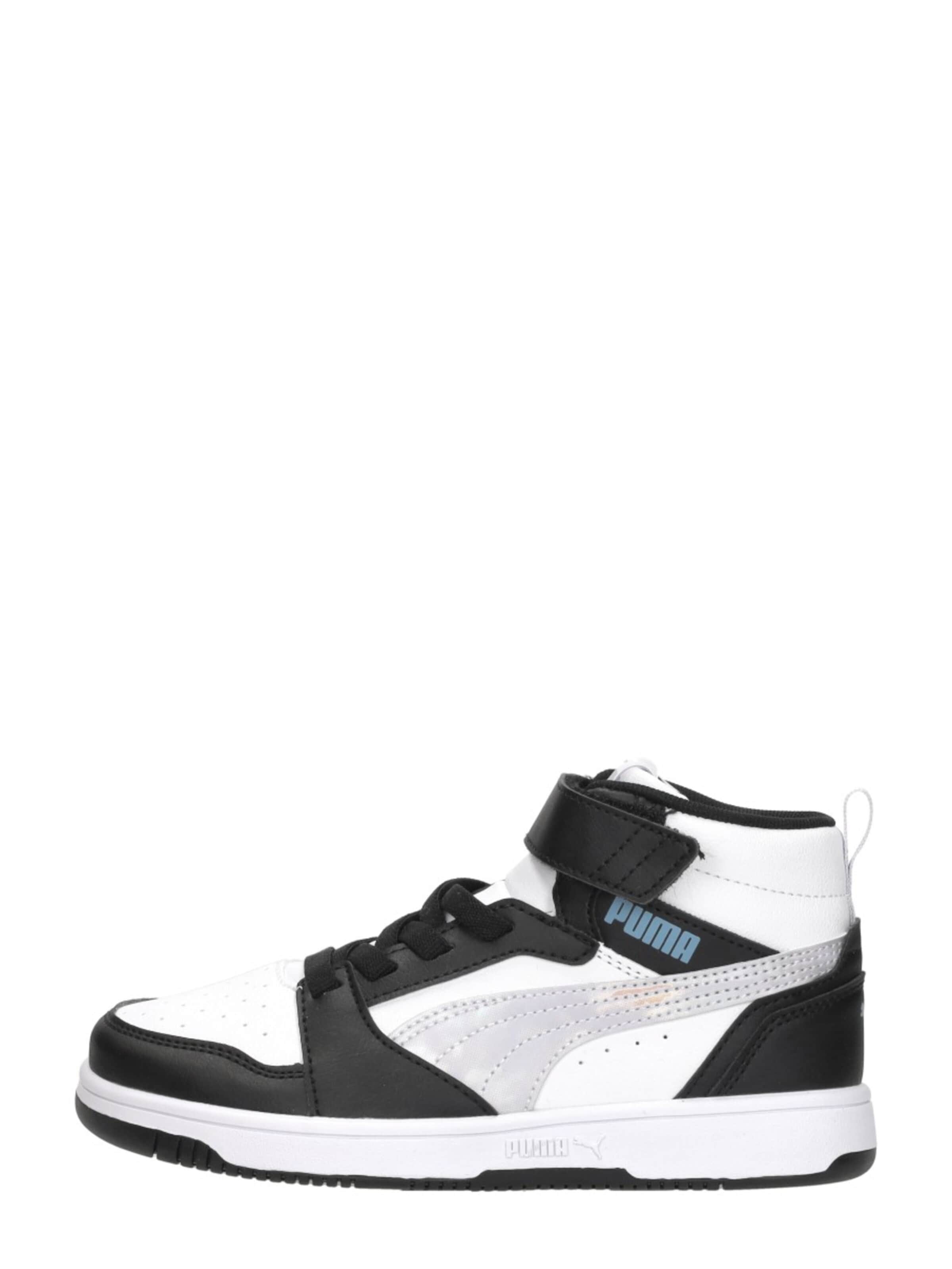 Baskets 'Rebound V6 Mid PS' PUMA en noir : devant