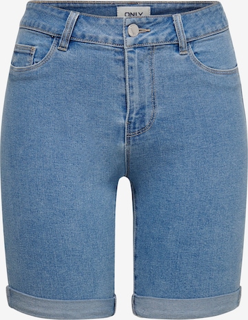 Skinny Jean 'Sun Anne' ONLY en bleu : devant