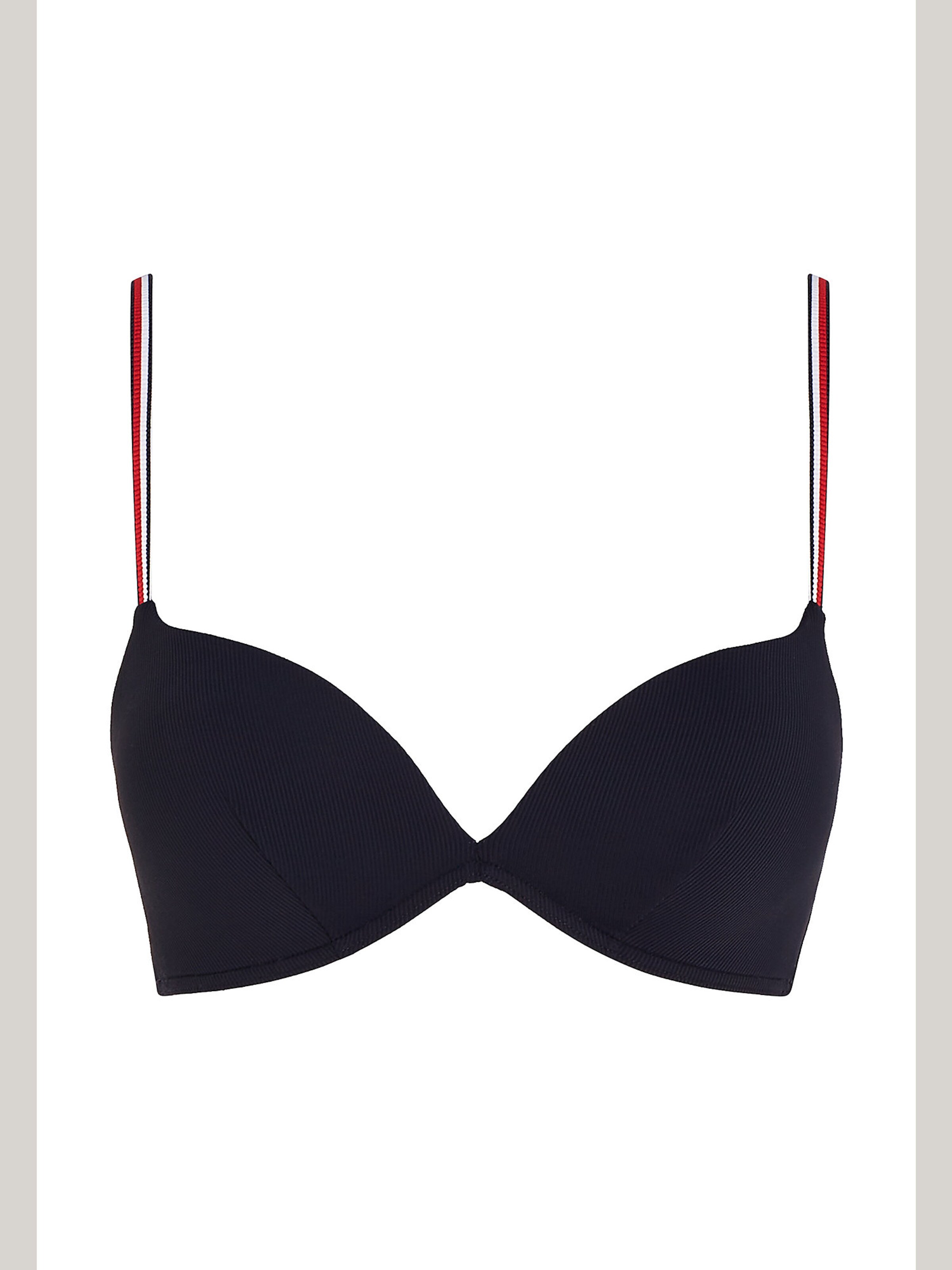 TOMMY HILFIGER Push-up Bikini Top in Night Blue | ABOUT YOU