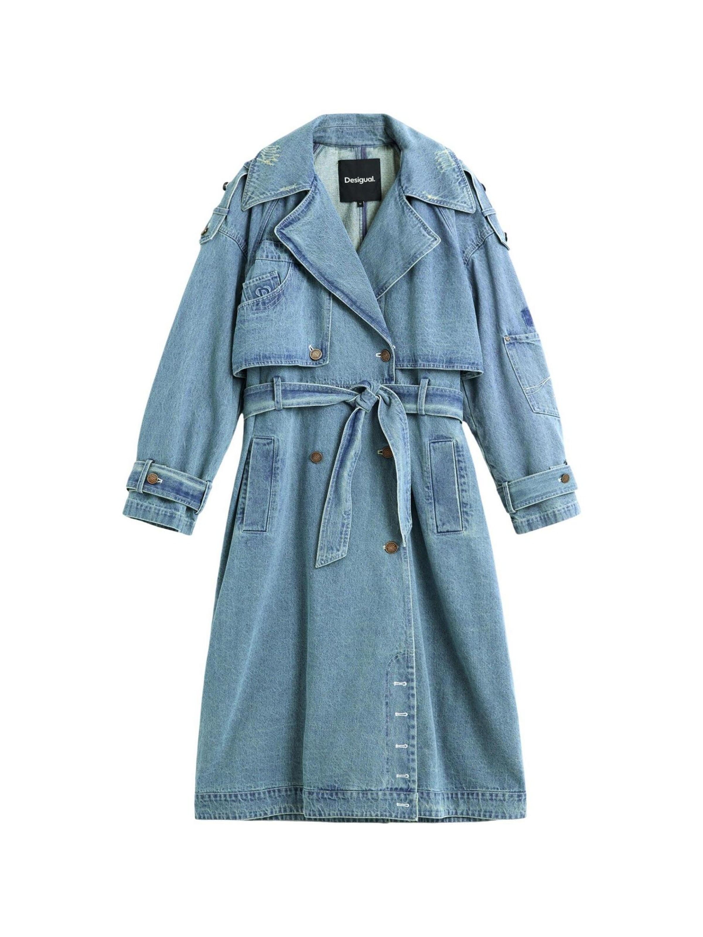 Desigual Tussenmantel 'CHAQ_GRESIL' in Blauw: voorkant