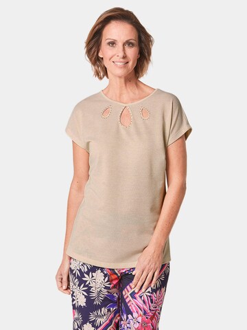 T-shirt Goldner en beige : devant