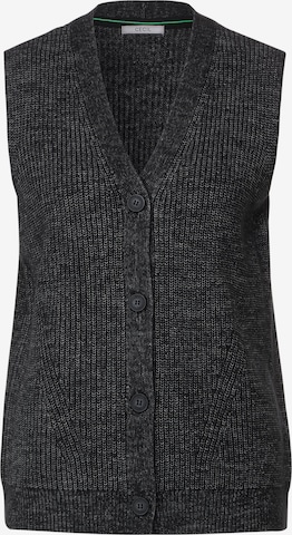 CECIL Knit Cardigan in Black: front