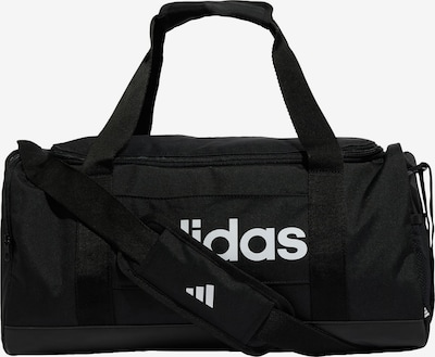Geantă sport 'Linear Duffel Bag' ADIDAS PERFORMANCE pe negru / alb, Vizualizare produs