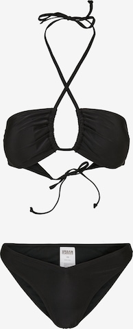 Urban Classics Bikini in Black: front