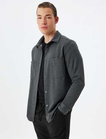 Koton Regular fit Button Up Shirt in Grey