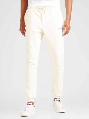 Les Deux Tapered Trousers 'Lens' in White: front