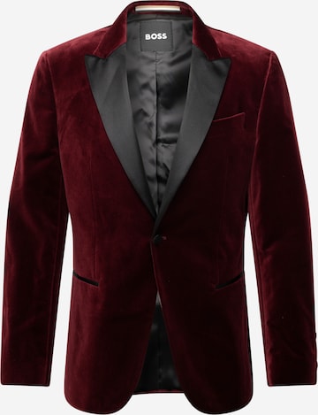 BOSS - Jaqueta 'H-Hutson-Tux' em vermelho: frente