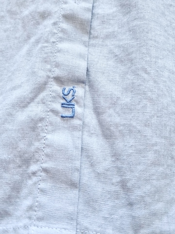 LIKS. Munich - Blusa 'Bluse aus Leinen - Baumwolle - GloriaC' en azul