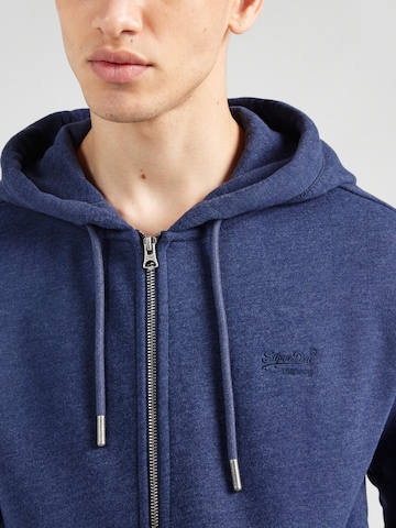 Superdry Ζακέτα φούτερ 'Essential' σε μπλε