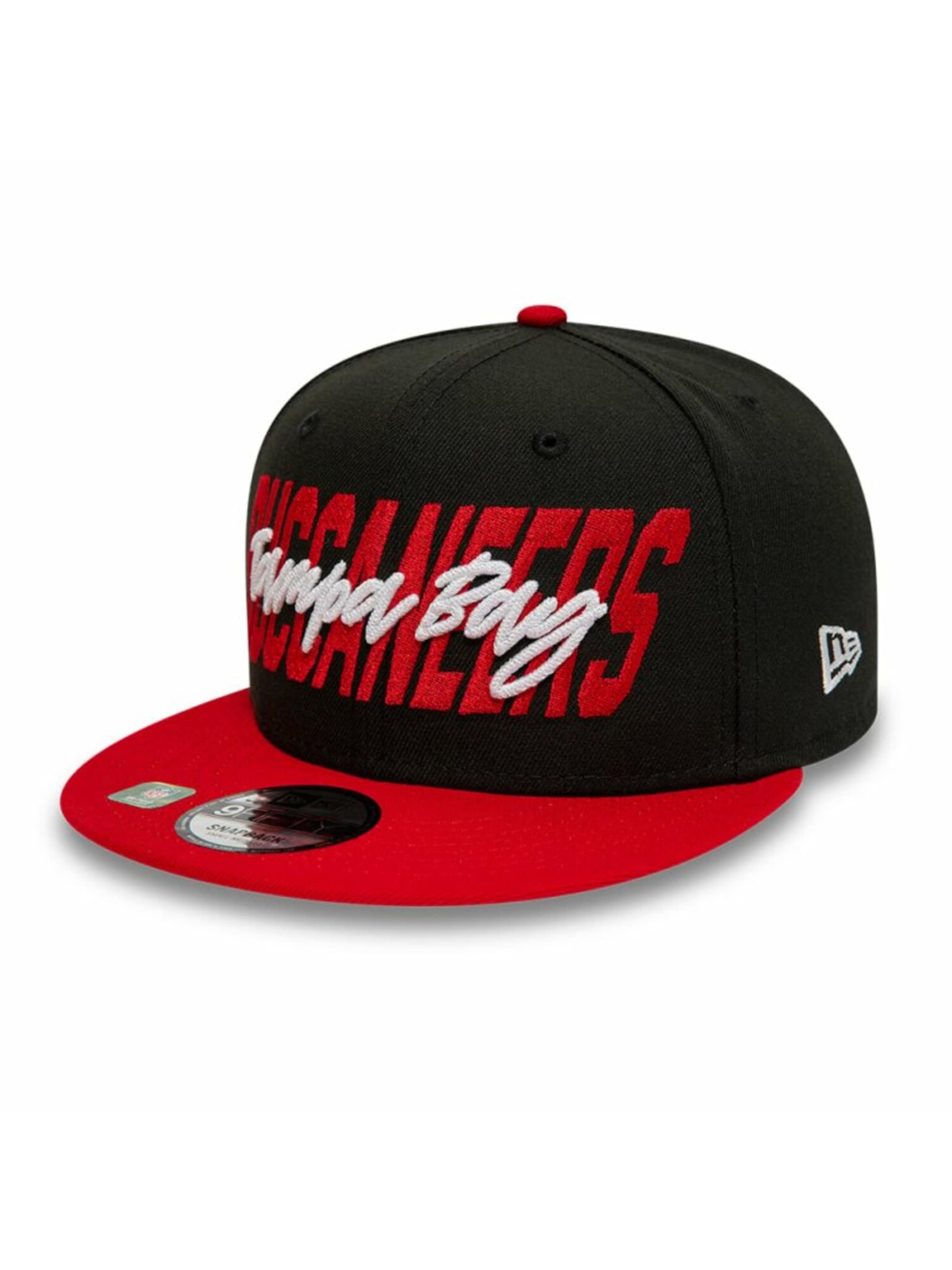 NEW ERA Athletic Cap '9FIFTY Tampa Bay Buccaneers Draft' in Black: front