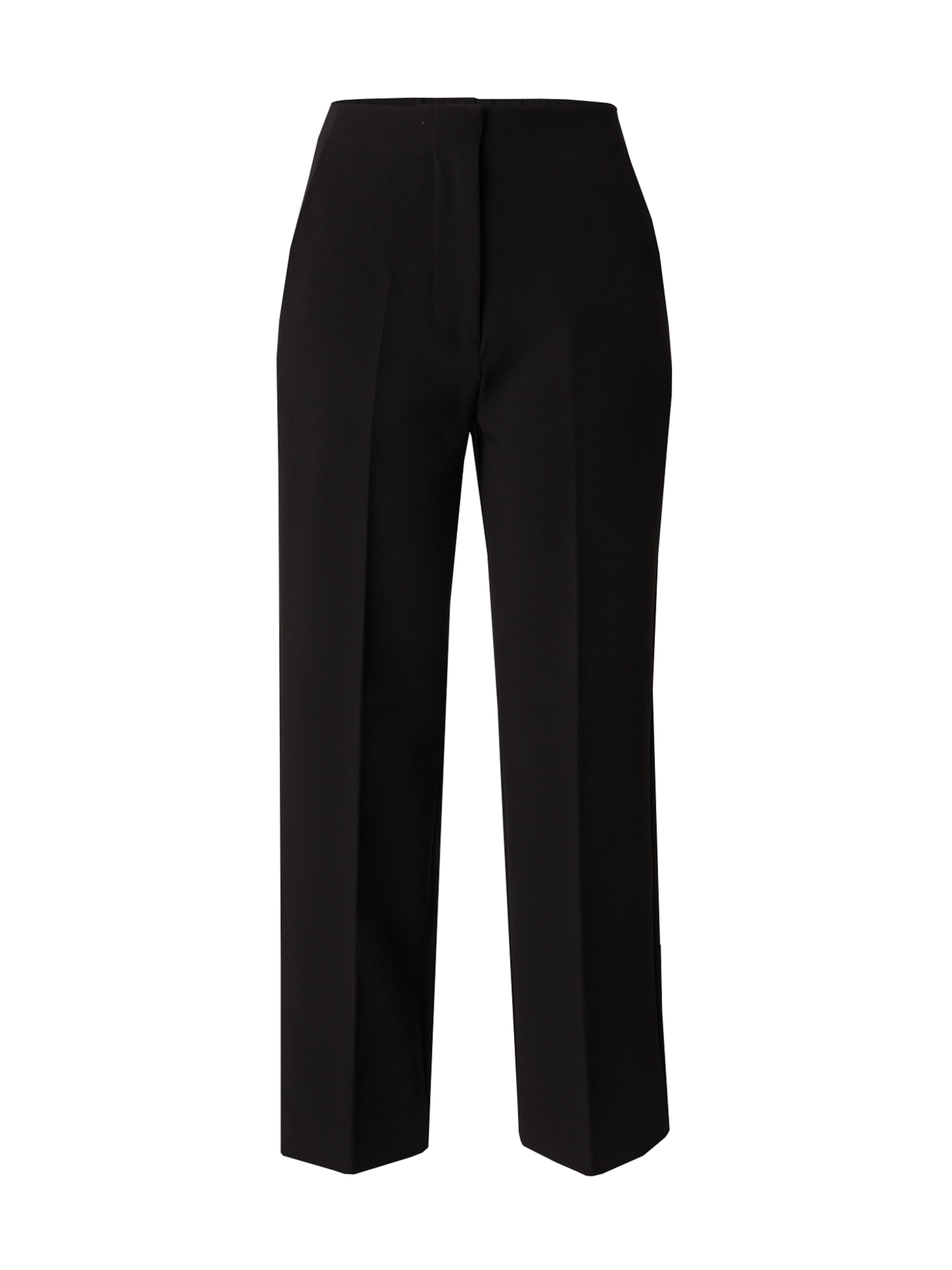 SECOND FEMALE Regular Pleated Pants 'Evie Classic' in Black: front