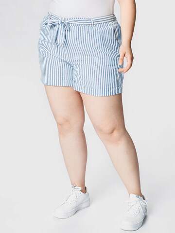 ABOUT YOU Curvy Regular Pants 'Noelia' in Blue: front