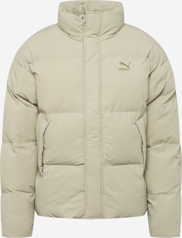 PUMA Winter Jacket 'Polybal' in Grey: front