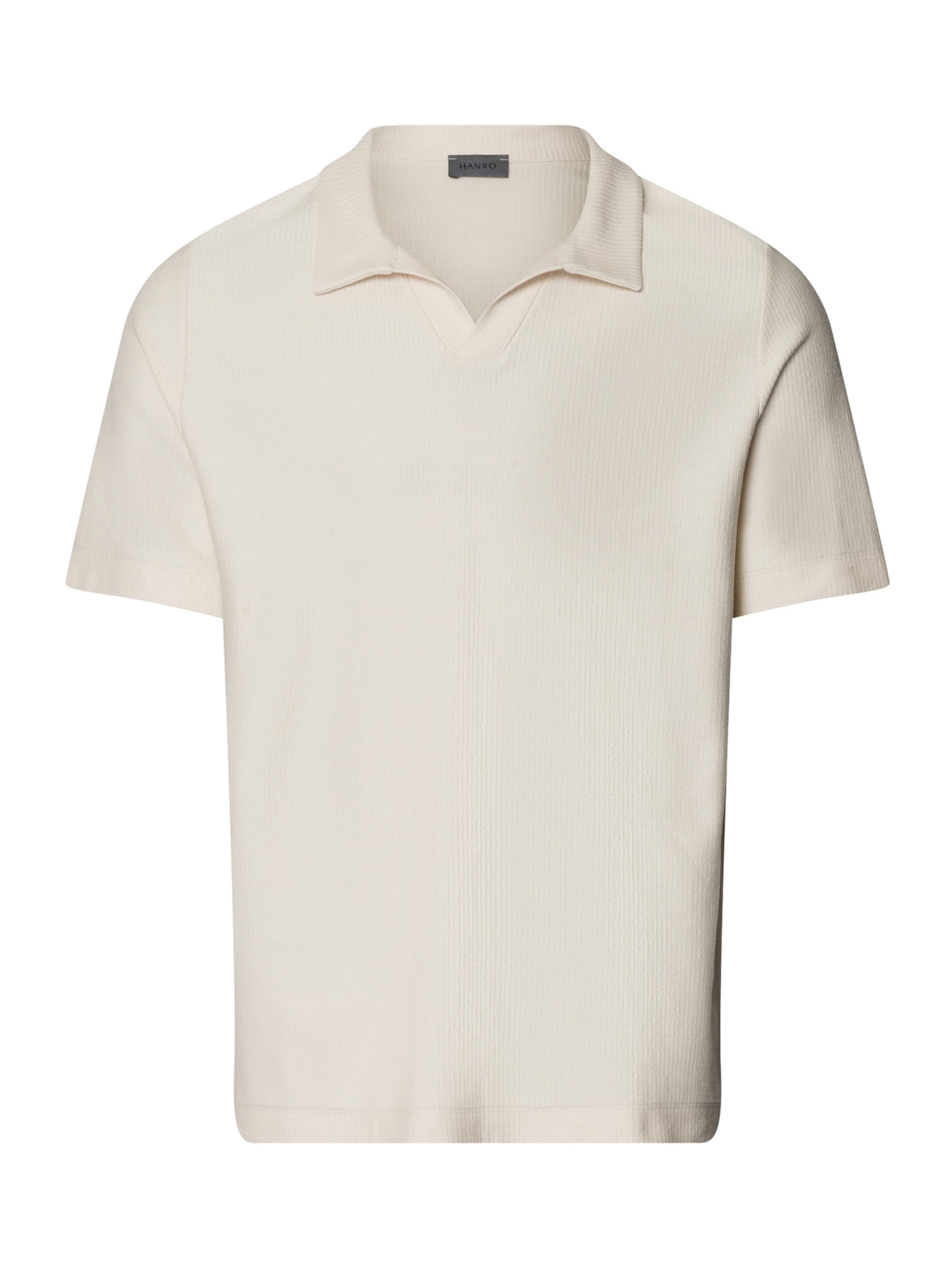 Hanro V-Shirt ' Loungy Summer ' in Beige: Vorderseite