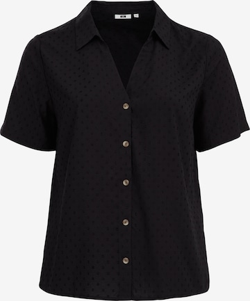 Chemisier WE Fashion en noir : devant