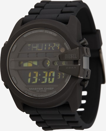 Montre digitale DIESEL en noir : devant