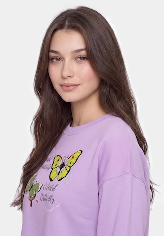 Sweat-shirt MYMO en violet