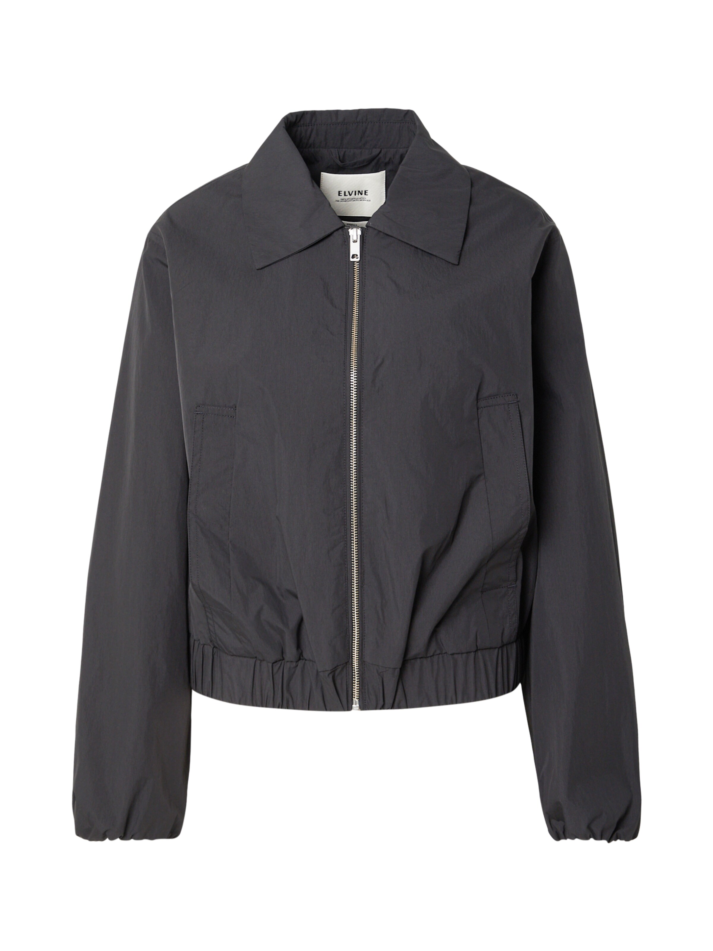 elvine Φθινοπωρινό και ανοιξιάτικο μπουφάν 'Flora' σε μαύρο: μπροστά