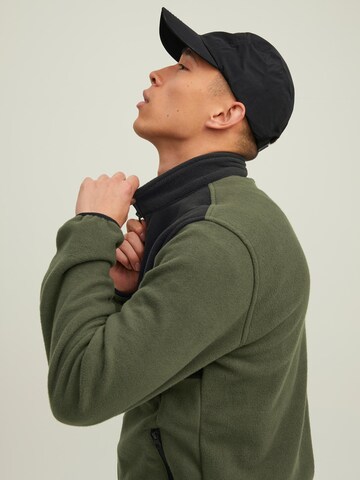 JACK & JONES Fleece Jacket 'Hyper' in Green