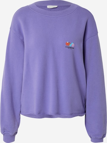 AMERICAN VINTAGE Μπλούζα φούτερ σε λιλά: μπροστά