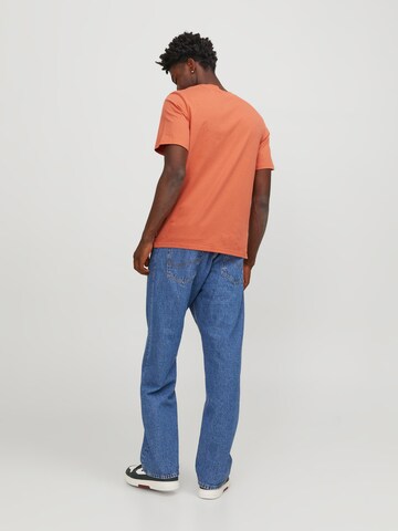 JACK & JONES Tričko 'LAKEWOOD' – oranžová