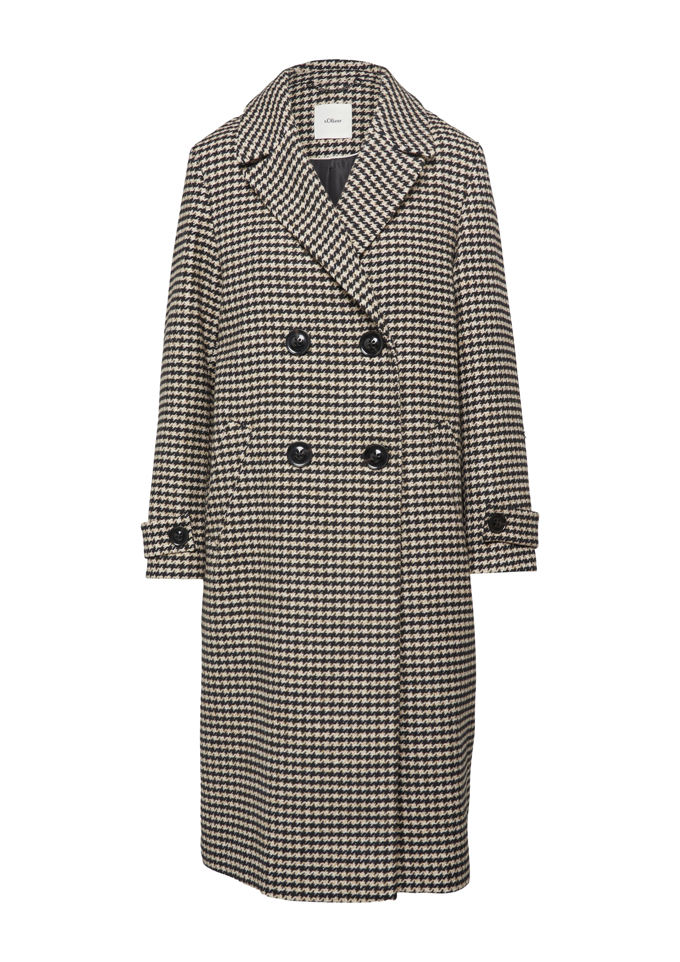 Manteau mi-saison s.Oliver BLACK LABEL en noir : devant