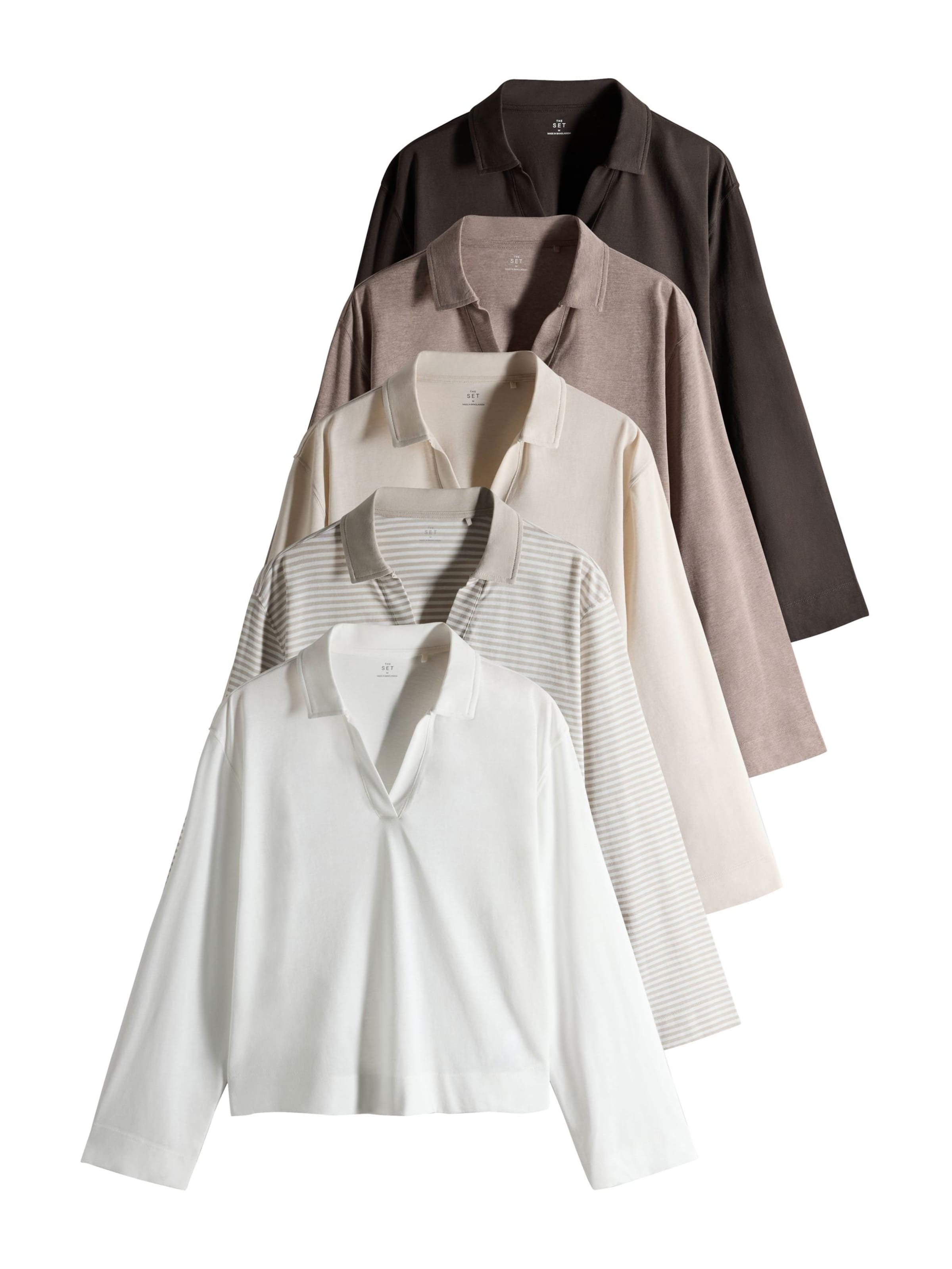 The Set Shirt 'Essentials' in Beige: front