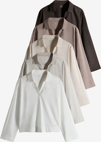 Maglietta 'Essentials' di The Set in beige: frontale