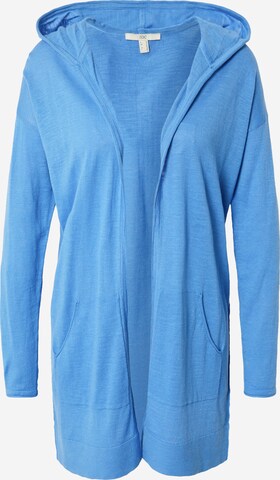 ESPRIT Knit Cardigan in Blue: front