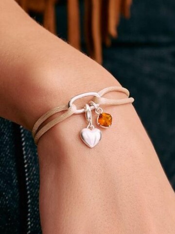Pendentif 'Silber Charm Anhänger Geburtsstein Oktober Connect' Thomas Sabo en orange : devant